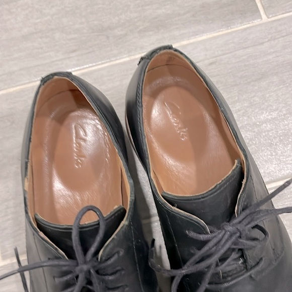 Clarks Atticus Lace Oxford, Black Leather, Men’s US Size 8.5 - Picture 7 of 8